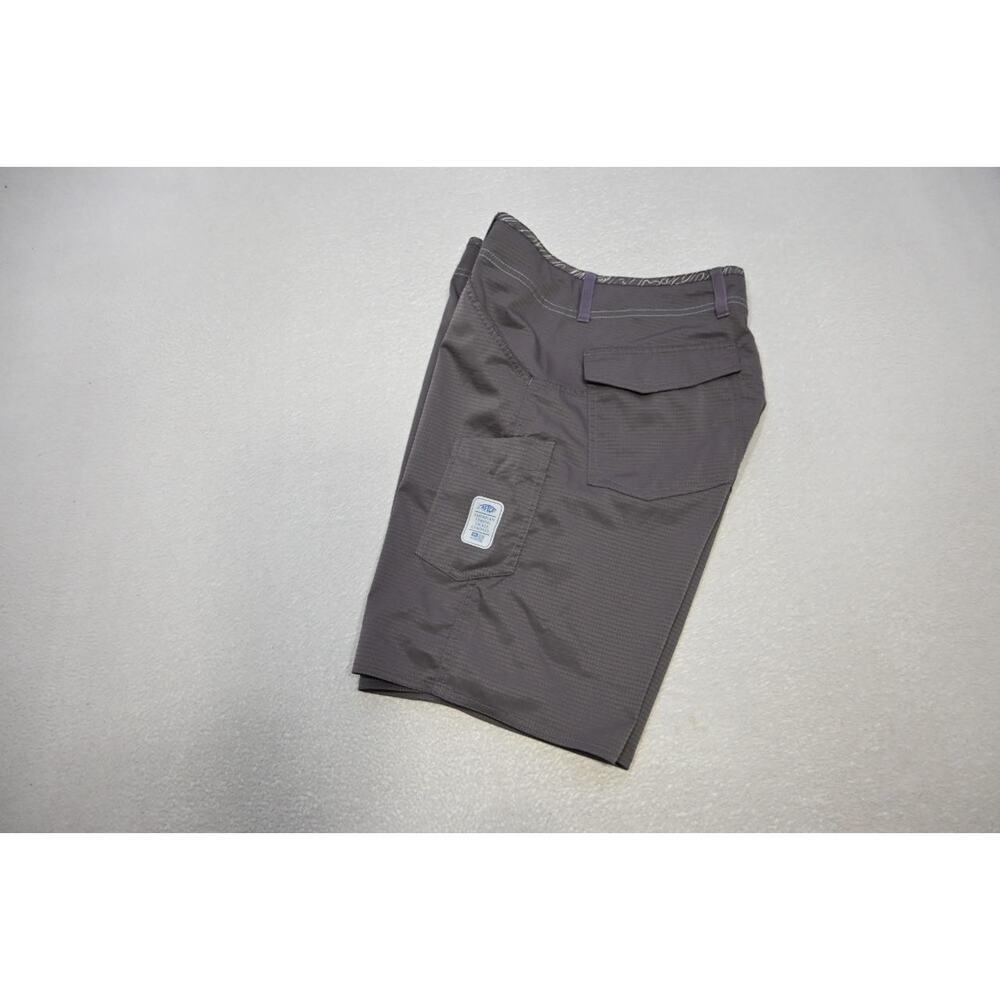 AFTCO Cargo Shorts Coral Nylon Stretch Fishing Outdoors 8" Inseam Mens Size‎ 28